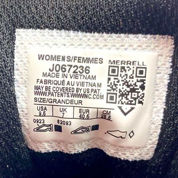 NWT Merrell Fly Strike Women’s Black/Purple Sneakers Size 9,5 - Picture 8 of 9